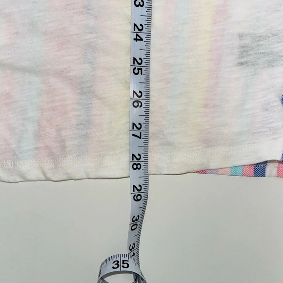 torrid NWT 100% Cotton White Multicolor Striped Back Mixer Tee 2X Women’s - Picture 8 of 11